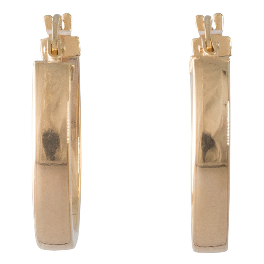 9ct Yellow Gold Hoop Earrings