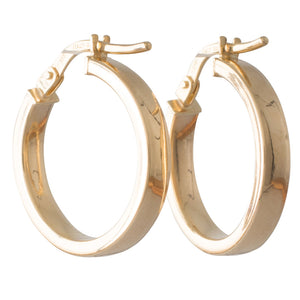 9ct Yellow Gold Hoop Earrings