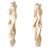 9ct Gold Twist Hoop Earrings