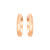 9ct Rose Gold Hoop Earrings