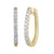 Diamond Hoop Earrings