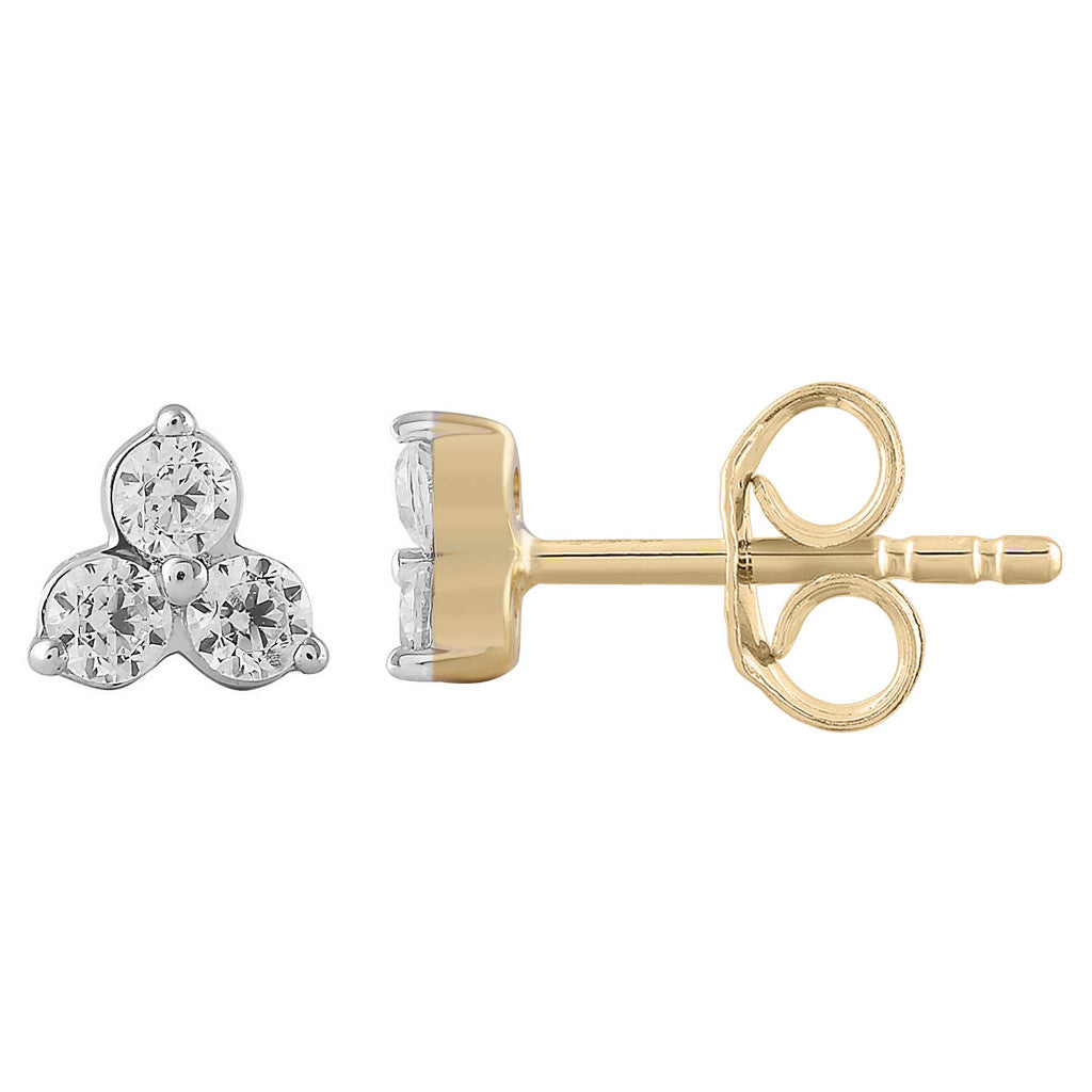 Trio Diamond Studs