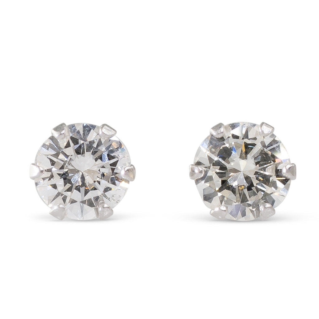 Diamond Studs Totalling 0.50ct WG