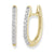 Diamond Huggie Earrings
