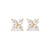 Diamond Flower Studs