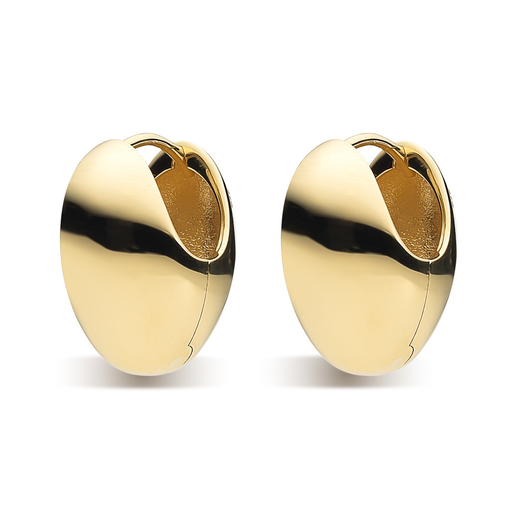 9ct Gold Bulbous Huggies