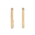 18ct Oval Hoop Earrings