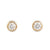 Bezel Set Diamond Studs