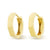 9ct Octagonal Hoop Earrings