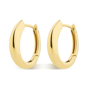 9ct Polished Hoop Earrings