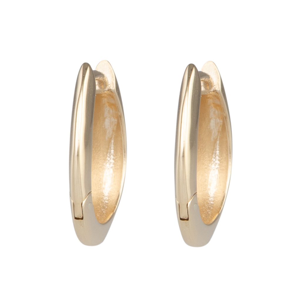 9ct Polished Hoop Earrings