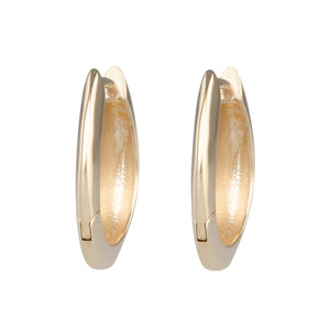 9ct Polished Hoop Earrings