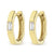 Hoops with Baguette Diamond