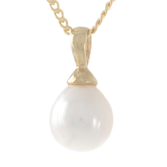 Drop White Freshwater Pendant