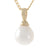 Drop White Freshwater Pendant