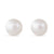 Round White Freshwater Studs 5mm