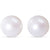 Button White Freshwater Studs 8mm