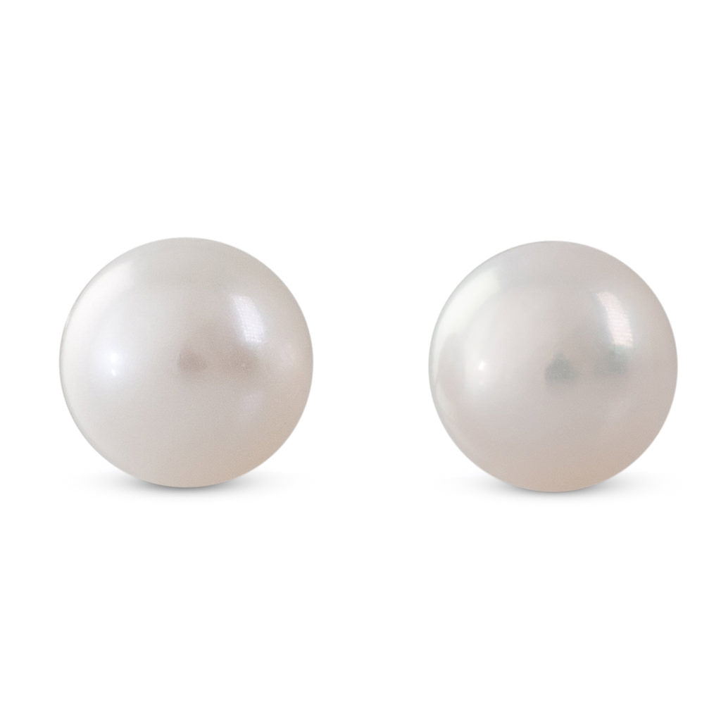 Round Freshwater Studs 7 - 7.5mm