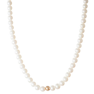 Freshwater Pearl & Rose Gold Strand