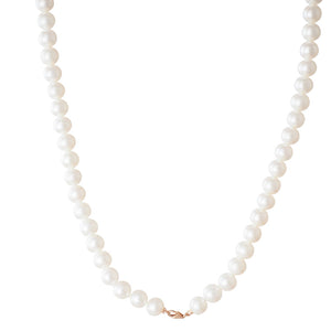 Freshwater Pearl & Rose Gold Strand