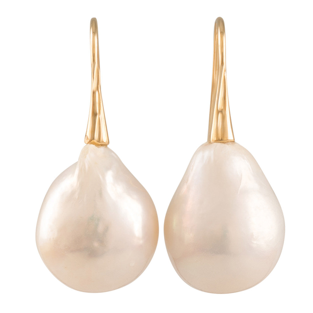 Baroque Freshwater Pearl Hooks