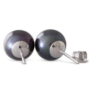 Black Freshwater Pearl Earrings