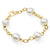 Kailis YG Open Link Pearl Bracelet