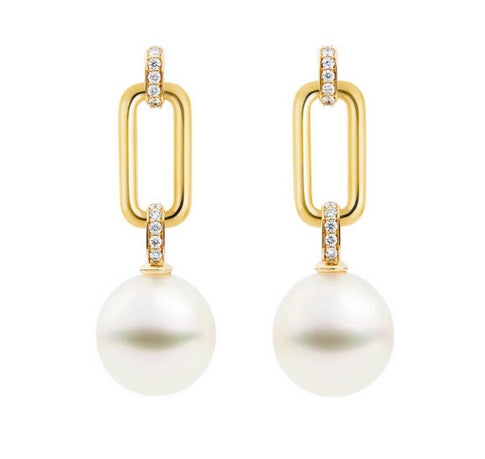 Kailis YG Halcyon Link Dia Earrings