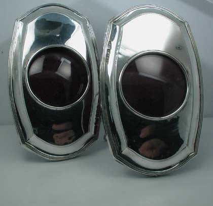 Pair Unusual Oblong Shaped