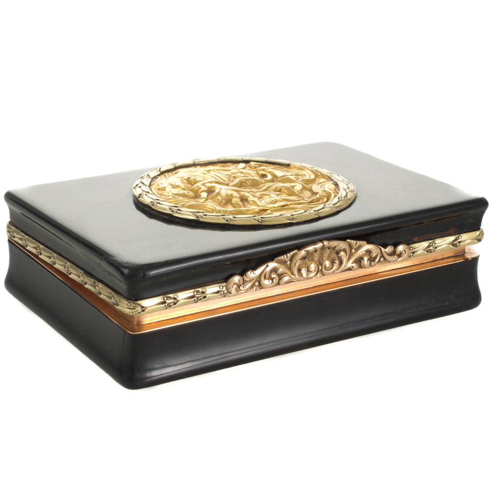 A Regency 18ct Gold Box