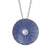 Mauve Enamel Akoya Pendant