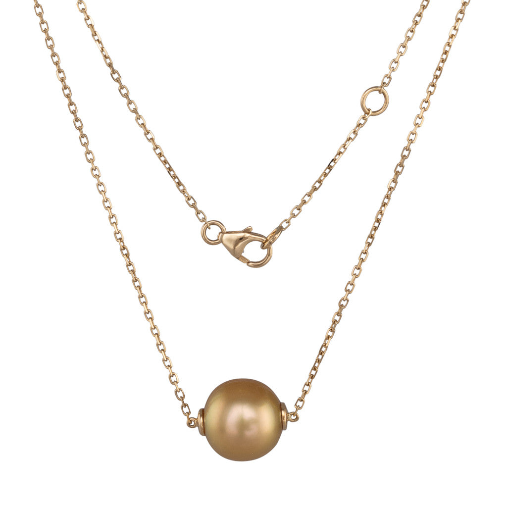 Gold South Sea Pearl Chain