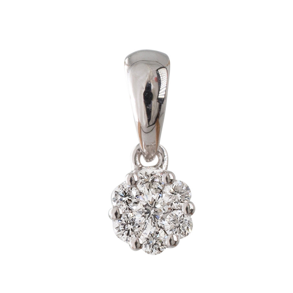 Small Diamond Cluster Pendant