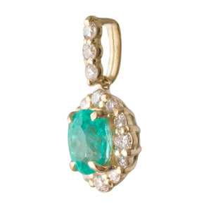 Emerald Cluster Pendant