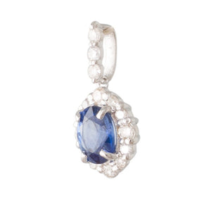 Sapphire Cluster Pendant