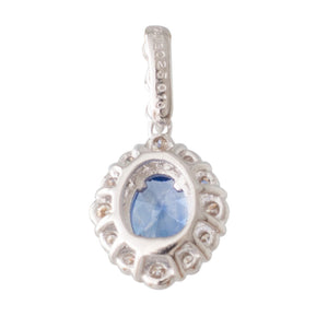 Sapphire Cluster Pendant