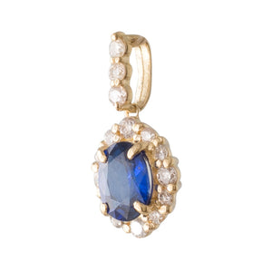 Sapphire Cluster Pendant