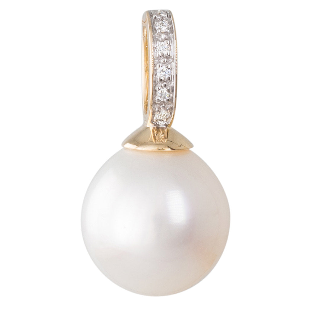 South Sea Pearl & Diamond Pendant