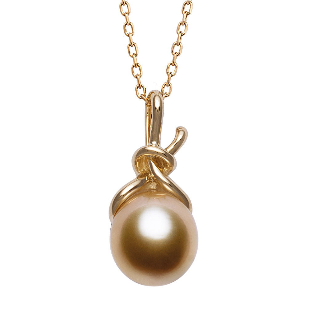 Gold South Sea Knot Pendant