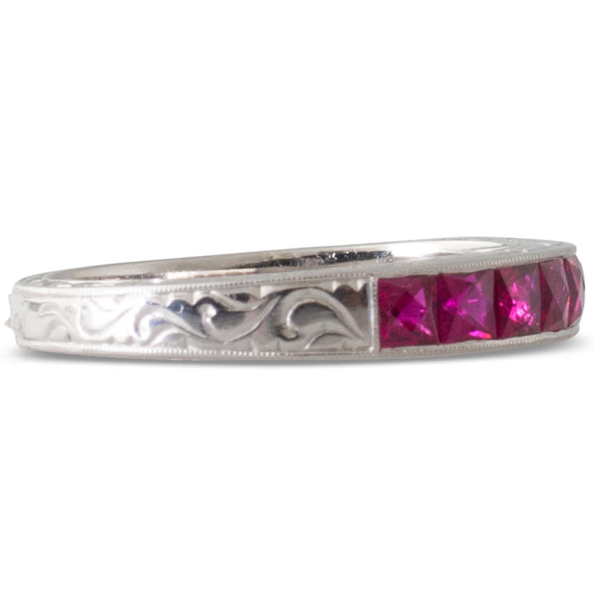 Ruby Set Platinum Band