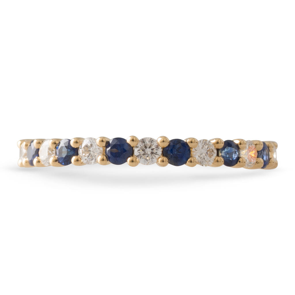 Sapphire and Diamond Band