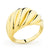 Wide Gold Wave Ring