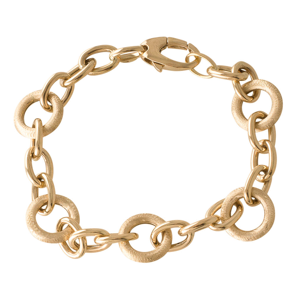 Textured Gold Bracelet