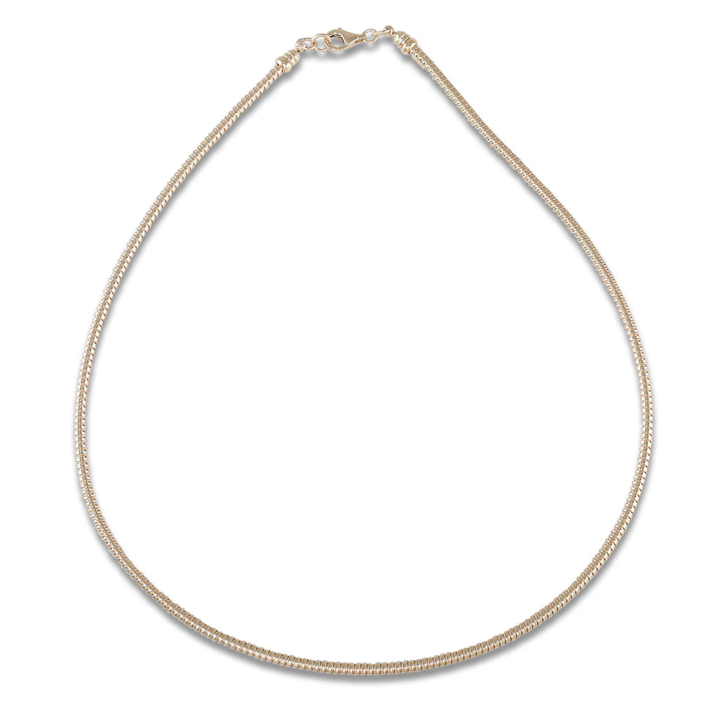 14ct Gold Tubular Collier