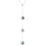 Triple Tahitian Pearl Silver Lariat