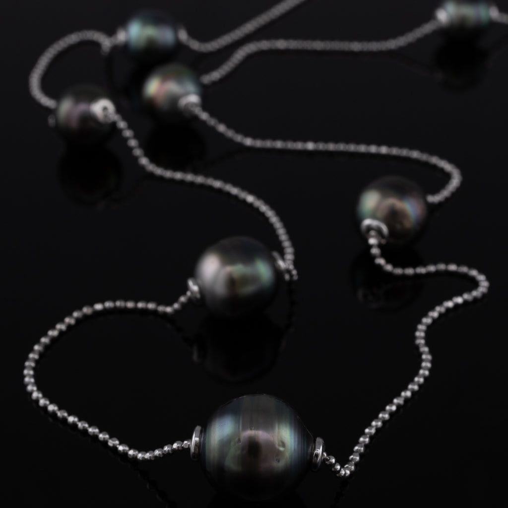 Opera Scattered Tahitian Necklace