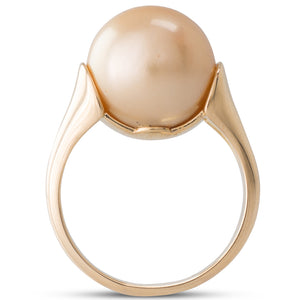 Gold South Sea Pearl Ring
