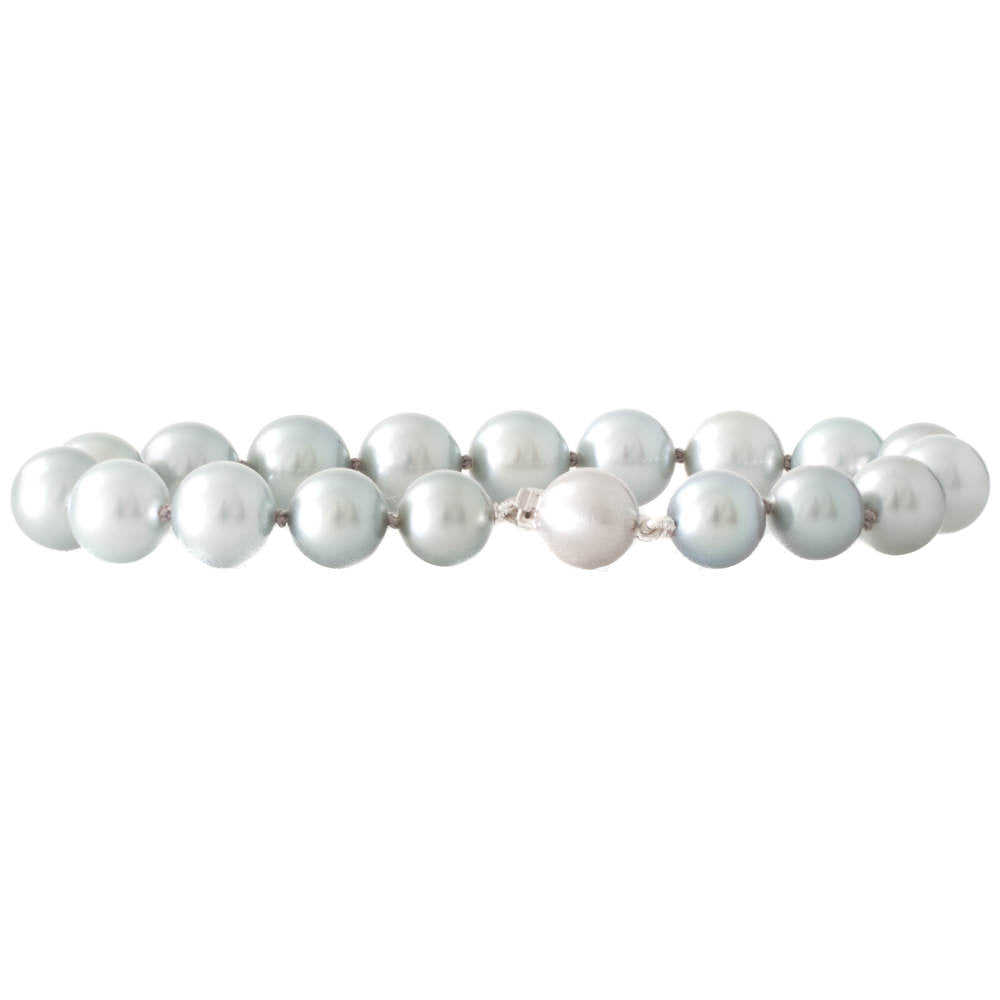 Silver Tahitian Pearl Bracelet
