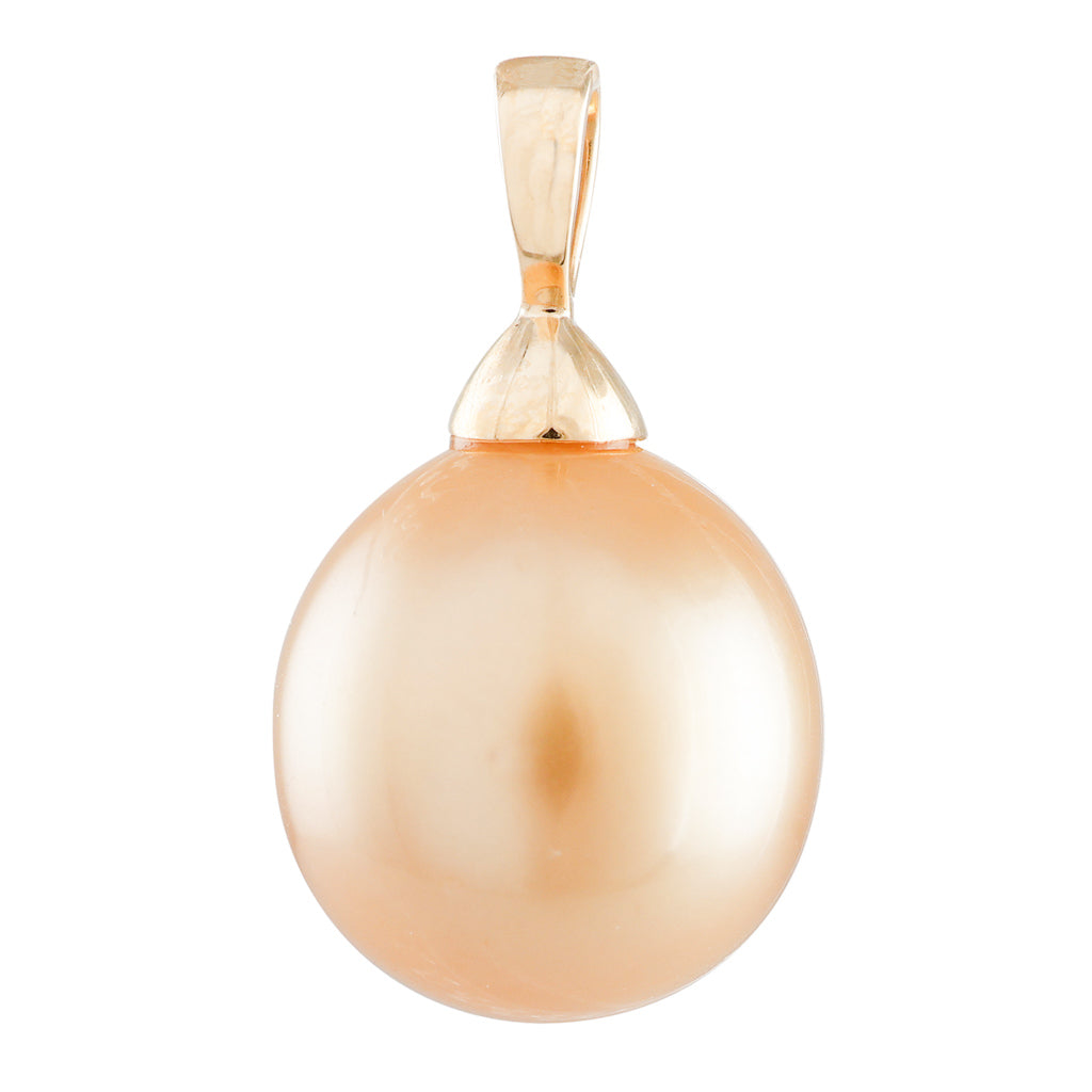 10mm Gold South Sea Pearl Pendant