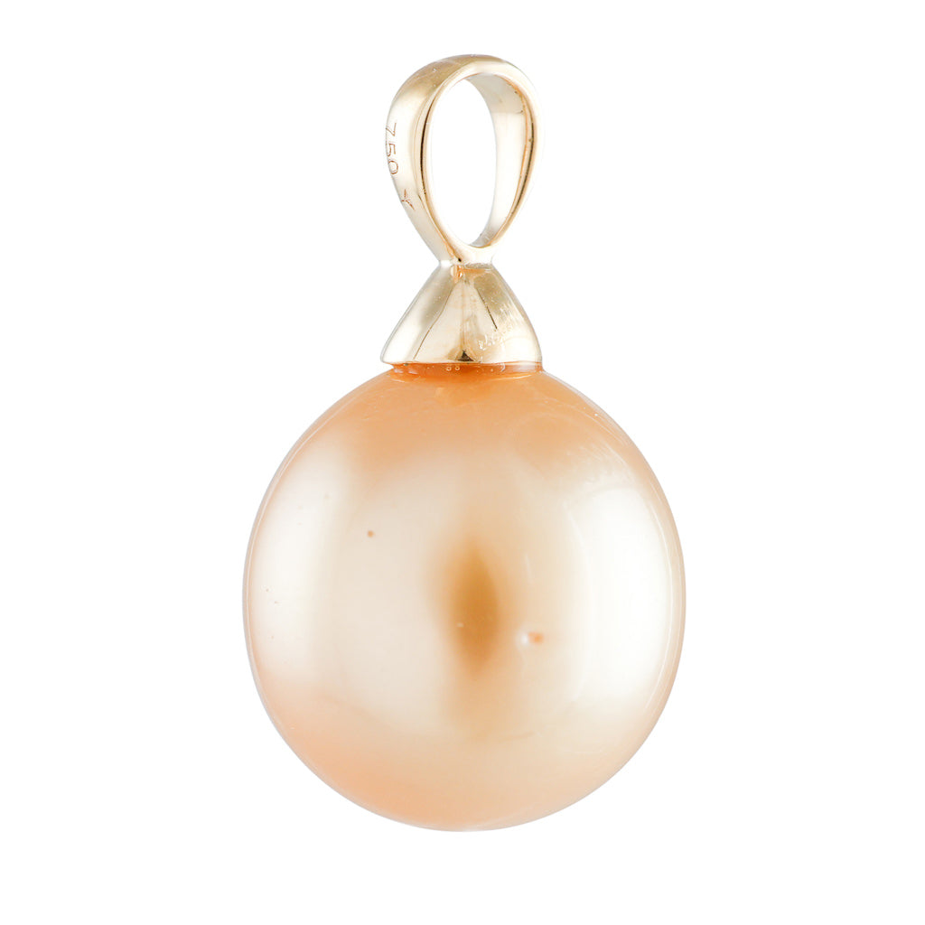 10mm Gold South Sea Pearl Pendant